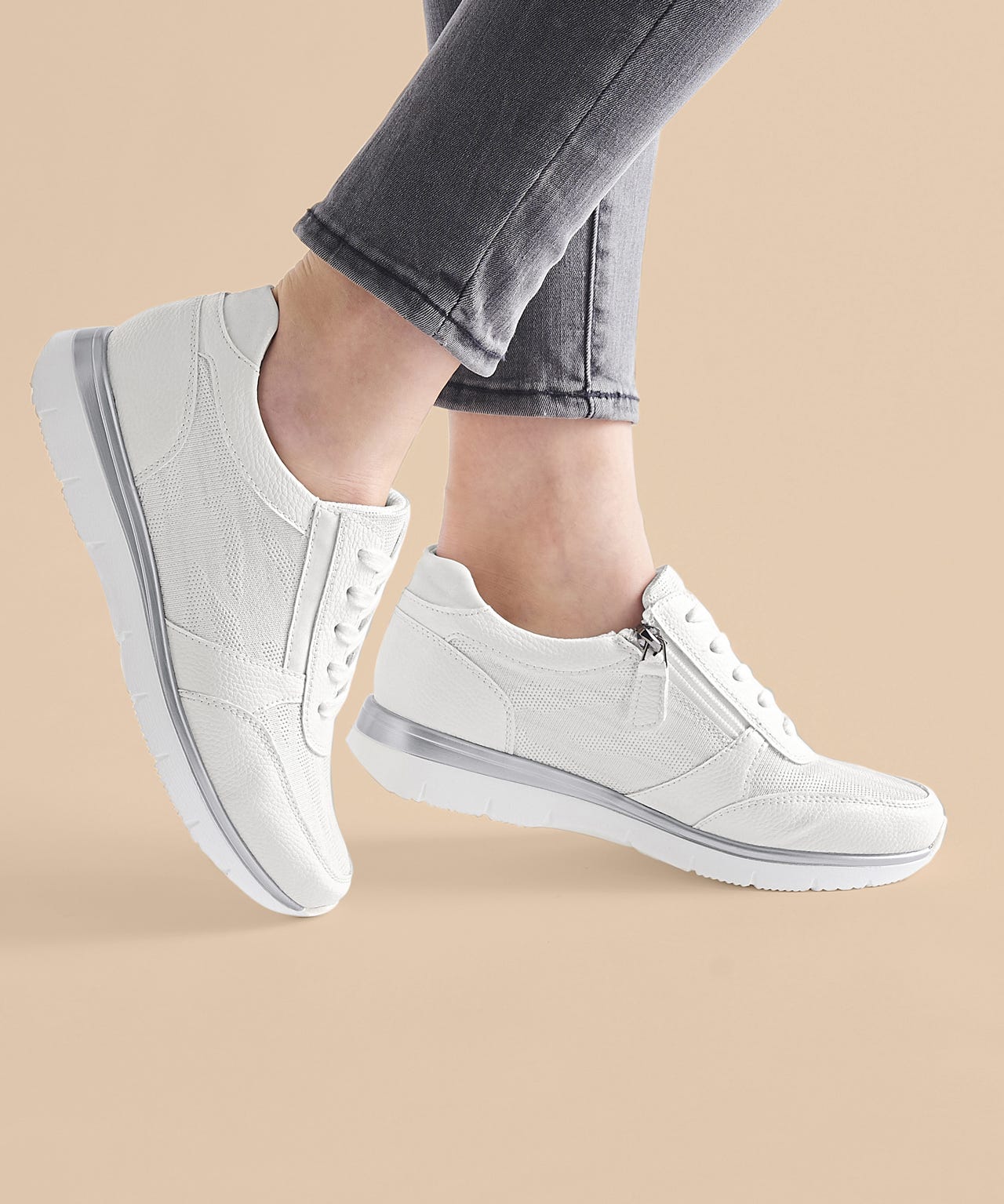 Damart Leather Amortyl Trainers