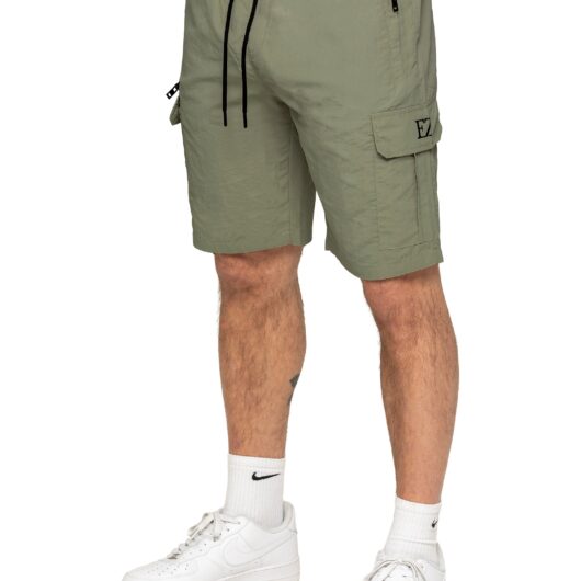 Enzo | Mens Utility Cargo Shorts - Olive / S