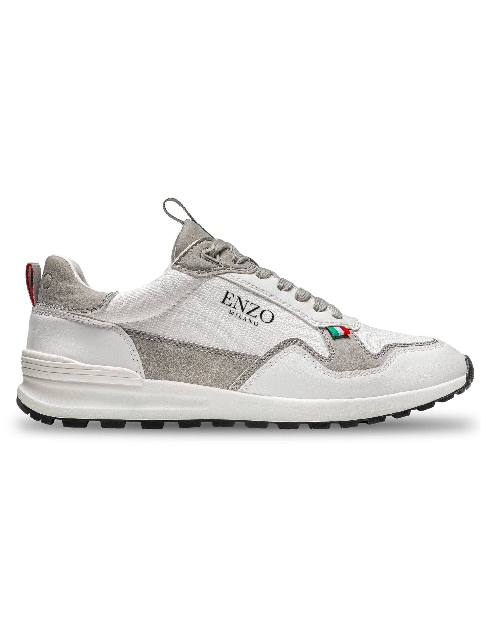 Enzo Milano | Mens Solaro Runner - White / UK 6