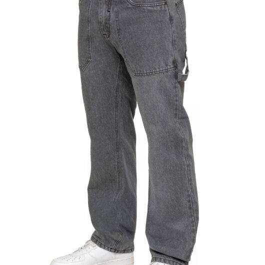 Enzo | Mens Carpenter Jeans - Grey / 28W